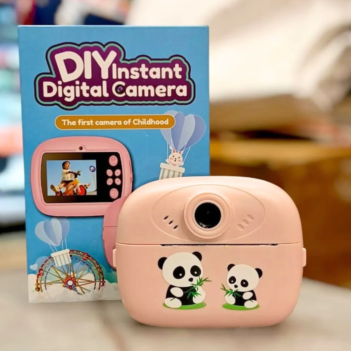 Diy Instant Digital Print Camera for Kids (Random Design)