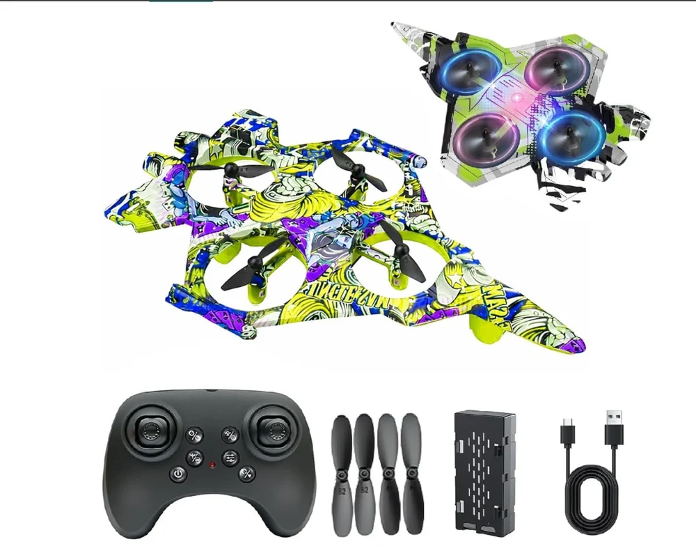 RC Flying Fighter Jet Drone Toy - Image 3