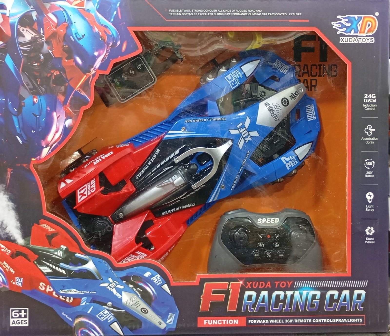 R/C F1 RACING CAR SMOKE & HAND SENSOR CHARGEABLE - Image 3