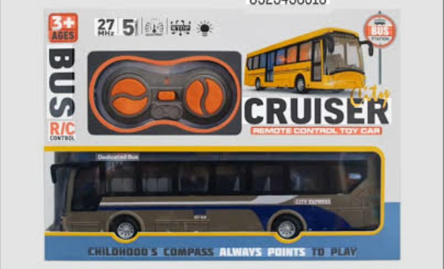 BUS R/C CONTROL CRUISER REMOTE TOY CAR